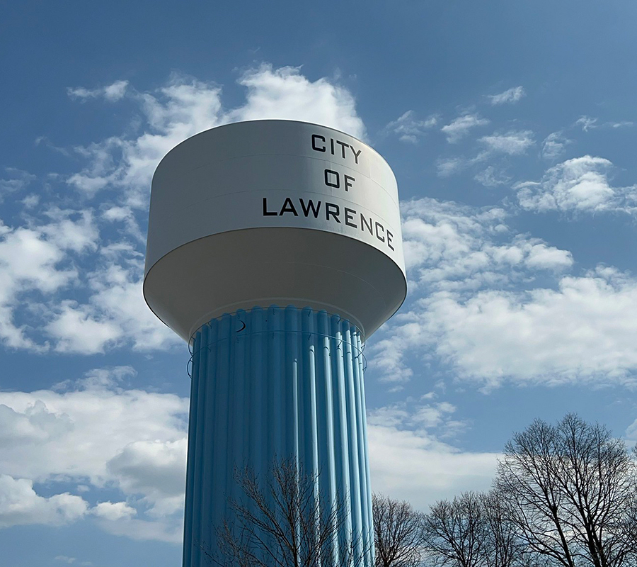 city of Lawrence tower