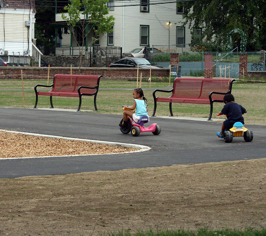 Cronin Park kids biking