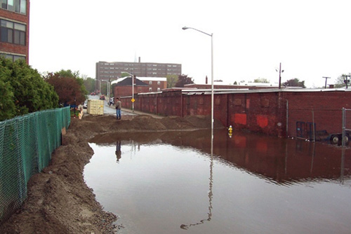 flooding Lawrence