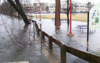 flooding in park lawrence ma