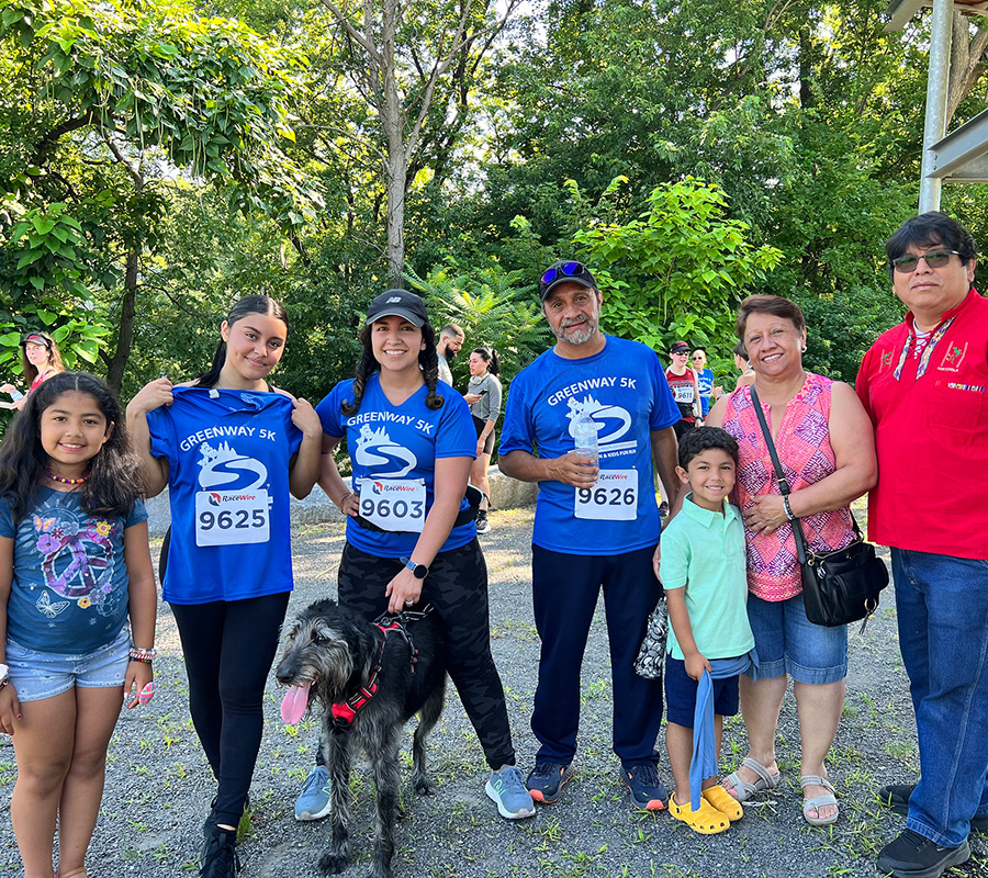 Greenway 5k family event