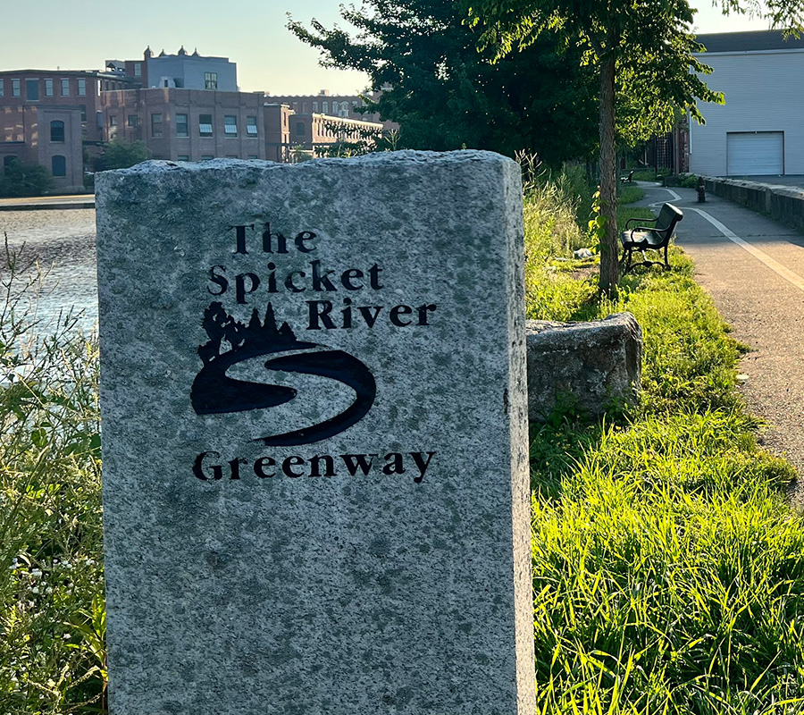 Greenway 5k Spicket River Sign