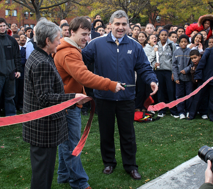 Ribbon cutting at Misserville Skate Park, Lawrence, MA