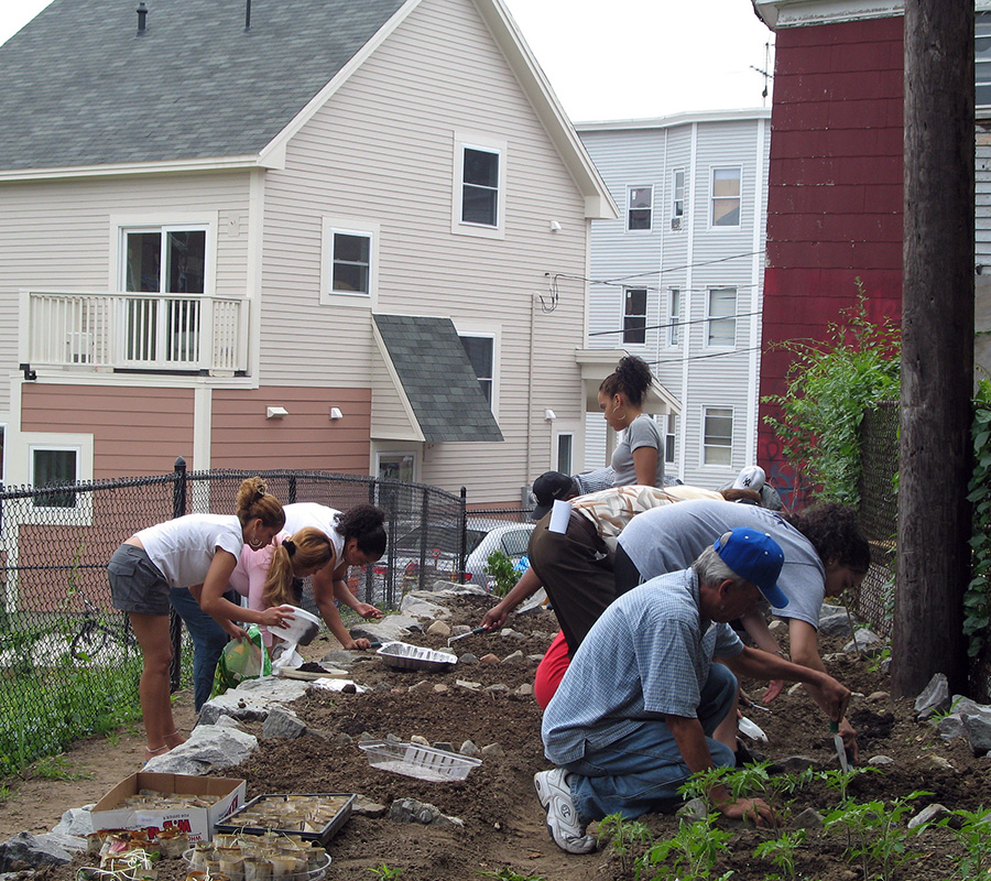 open space community garden Lawrence, MA