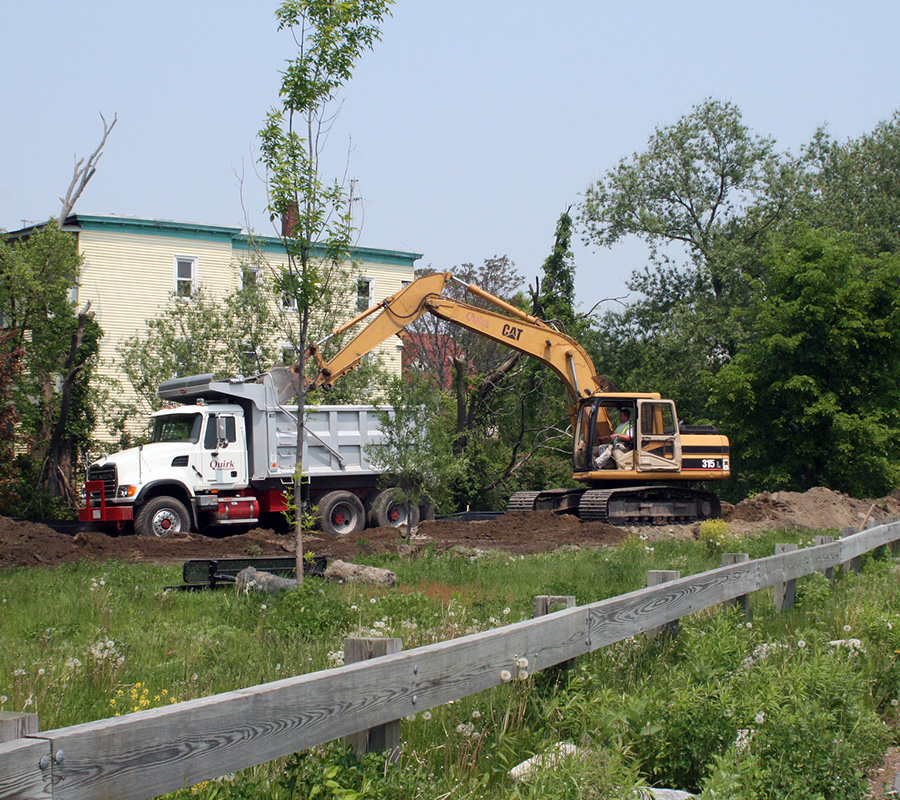 William Kennedy Community Park construction